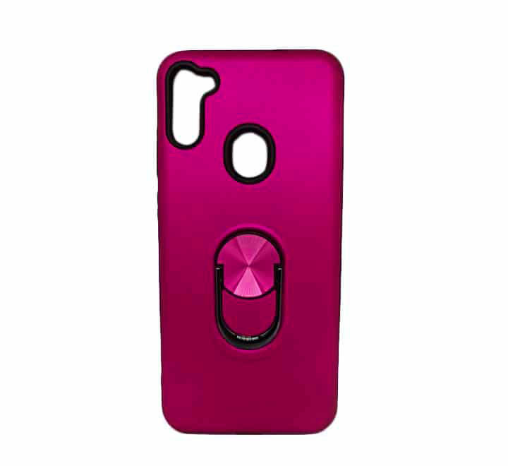 Hoesje Geschikt Voor Samsung Galaxy A11 hoesje Shockproof Armor case - back cover – TPU – Roze
