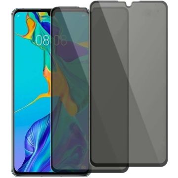 Huawei Nova 4E Privacy Screenprotector 2Pack - Privacy Screenprotector Huawei Nova 4E - Privacy Glas Nova 4E - Privacy Screenprotector Huawei Nova 4E - Privacy Screenprotector Ntech