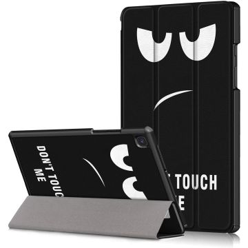 Samsung Galaxy Tab A7 hoes - (2020/2022) - Dont Touch Me Trifold smart cover Kunstleer bookcase