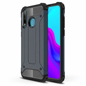 Ntech Huawei P30 Lite Dual layer Armor Hoesje - Blauw