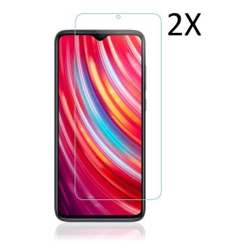 Xiaomi Redmi Note 8 Pro Screenprotector 2 Pack / Tempered Glass