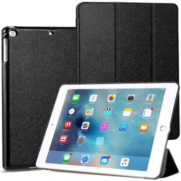 Hoes geschikt voor iPad Air / Air 2 - Trifold Tablet hoes Zwart - Smart Cover - Hoes geschikt voor iPad Air 2 smart cover - Hoes geschikt voor iPad air - Hoes geschikt voor iPad - BookcaseHoes geschikt voor iPad Air / Air 2 9.7 inch