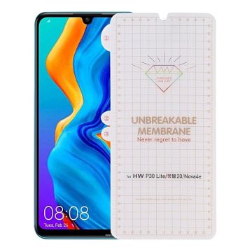 Ntech Huawei P30 Lite / P30 Lite New Edition Diamond Film Folio Screenprotector Full-screen / Transparent / Clear