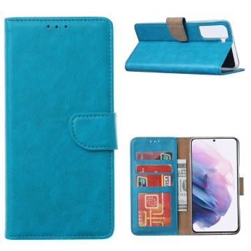 Samsung Galaxy S21 Plus Hoesje - Samsung S21 Plus Portemonnee BookCase - Turquoise