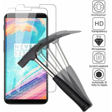 2 stuks - OnePlus 5T glazen Screenprotector / Tempered Glass (0.3mm)