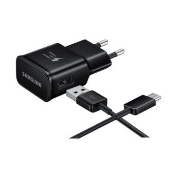 Original Samsung 15W Travel Adapter with USB-C Cable 1 Meter 2A Black