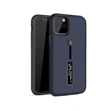 Geschikt voor iPhone 11 Pro Lazy finger Ringhouder TPU - Blauw Ntech