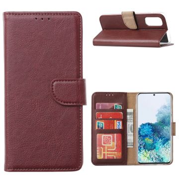 Samsung S20 FE Hoesje - Samsung Galaxy S20 FE Bookcase / Wallet case - Bordeaux