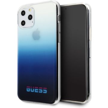 Apple iPhone 11 Pro Blauw Guess Backcover hoesje Gradient - California - GUHCN58DGCNA