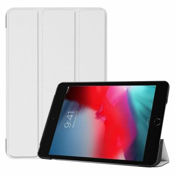 Hoes geschikt voor iPad Air / Air 2 - Trifold Tablet hoes Wit - Smart Cover - Hoes geschikt voor iPad Air 2 smart cover - Hoes geschikt voor iPad air - Hoes geschikt voor iPad - BookcaseHoes geschikt voor iPad Air / Air 2 9.7 inch