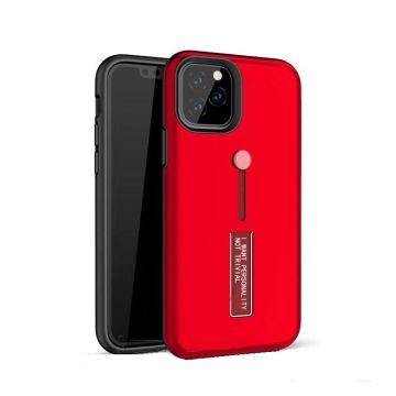 Geschikt voor iPhone 11 Pro Lazy finger Ringhouder TPU - Rood Ntech