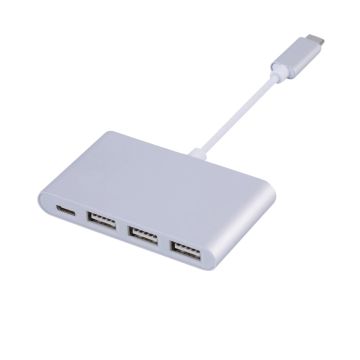 Ntech Thunderbolt 3 USB-C Multiport Hub Adapter Converter USB Type-C 3.1 to 3-Por