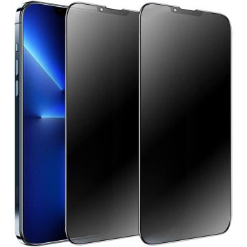 Privacy Screenprotector Geschikt voor 14 Pro – tempered glass – Anti Spy Privacy - 2 Stuks