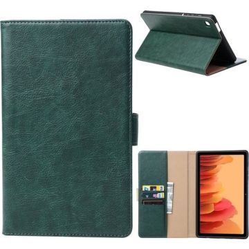 Samsung Tab A7 lite Hoes Premium Luex Leren Bookcase Groen - Samsung Galaxy A7 Lite hoes Boekmodel - Samsung A7 lite hoesje - Samsung Tab A7 lite hoes 2022