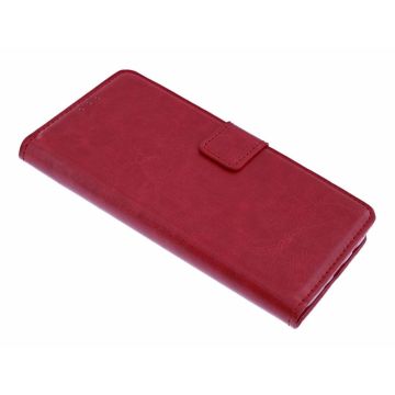 Ntech Luxe Boektype / Portemonnee met Pasjes houder & Magneetsluiting Rood - Nokia 9 Pureview