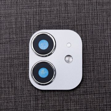 Geschikt voor iPhone 11 Camera Lens Metal Protector - Zilver