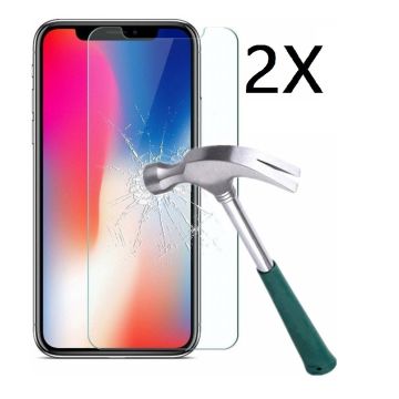 Ntech Screenprotector 2 Stuks Screenprotector Tempered Glass Glazen - Geschikt voor iPhone X/Xs