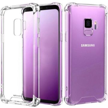 Huawei P20 Anti shock hoesje + Glazen Screenprotector - Schokbestendig - combo