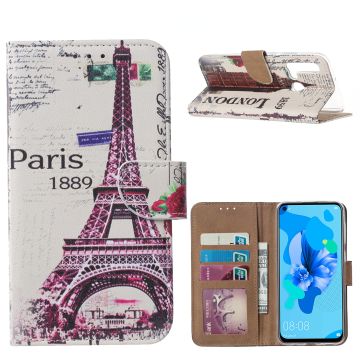 Ntech Parijs Design Portemonnee Hoesje - Huawei P20 lite (2019)