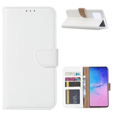 Samsung Galaxy S10 Lite (2020) Hoesje met Pasjeshouder - Wit