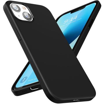 Hoesje Geschikt voor iPhone 13 Pro hoesje - Hoesje Geschikt voor iPhone 13 Pro siliconen hoesje gel case, mat / achterkant / Telefoonhoesje / Back Cover TPU zwart