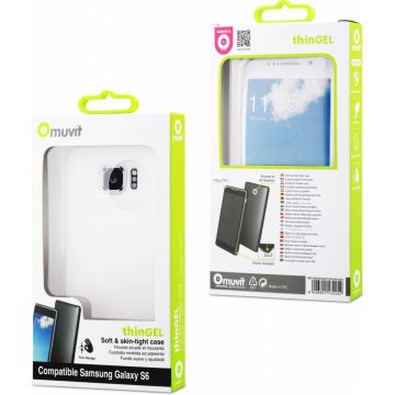 Muvit Samsung Galaxy S6 Thingel Case - Transparant