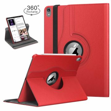 Ntech Hoes geschikt voor Apple iPad iPad Pro 11 inch hoesje 360° Rotating hoesje Case + 4 in 1 Styuls Rood