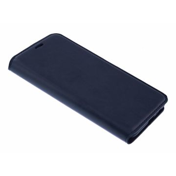 Ntech Luxe Zwart TPU / PU Leder Flip Cover met Magneetsluiting Samsung Galaxy S10