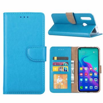 Ntech Hoesje voor Huawei nova 4 portemonnee hoesje / met opbergvakjes Blauw
