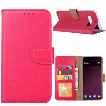 Ntech Portemonnee Hoesje voor Samsung Galaxy S10 Plus - Pink