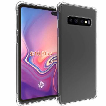 Ntech Samsung Galaxy S10+ Plus Transparant Anti Shock Back hoesje