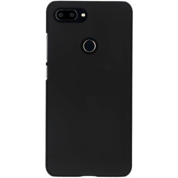 Ntech Xiaomi Mi 8 Lite Hoesje Silicone Hoesje Flexible & Scratch Resistent TPU Case - Zwart