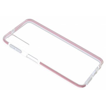 Ntech Samsung Galaxy A50 Roze &Transparant Anti Shock Back hoesje