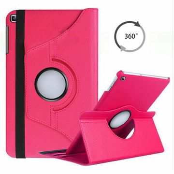 Samsung Tab A 10.1 hoes Roze - Galaxy Tab A 2019 hoes draaibare cover Hoesje voor de Samsung Galaxy Tablet A 10.1