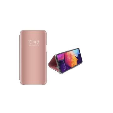 Ntech New Style LED Flip Cover Hoesje voor Samsung Galaxy A10 - Rose Goud