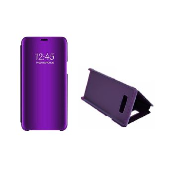 Ntech New Style LED Flip Cover Hoesje voor Samsung Galaxy A20e - Paars