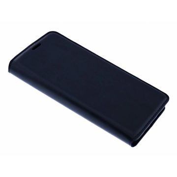 Ntech Luxe Zwart TPU / PU Leder Flip Cover met Magneetsluiting voor Samsung Galaxy A50