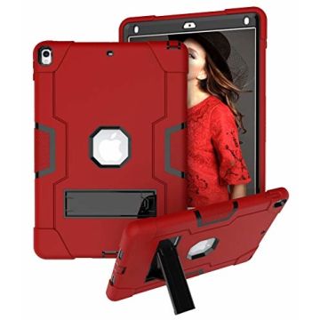 Ntech Hoesje - Apple iPad Air 10.5 (2019) Built in Kickstand Armor - Rood