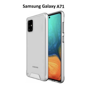 Samsung Galaxy A71 Hoesje Space Hard TPU Back cover- Transparant