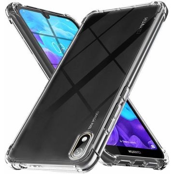 Huawei Y5 (2019) Anti Shock Back hoesje - Transparant