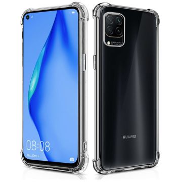 Huawei P40 Lite Schokbestendig siliconen Hoesje Transparant