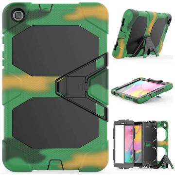Samsung Galaxy Tab A (8 inch 2019) T290 Heavy Duty Case - Camouflage Groen