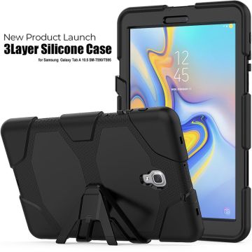 Samsung Galaxy Tab A 10.5 (2018) T590 Hoesje - Heavy Duty Case - Zwart