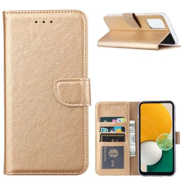 Xiaomi 12 Pro Bookcase Hoesje Goud – Xiaomi 12 Pro hoesje – Xiaomi 12 Pro Bookcase - Ntech