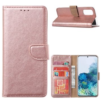 Samsung S20 FE 2022 Hoesje - Samsung Galaxy S20 FE 2022 Bookcase / Wallet case - Rose Goud