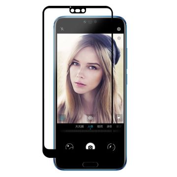 Ntech Huawei Honor 10 full cover Screenprotector Tempered Glass Zwart