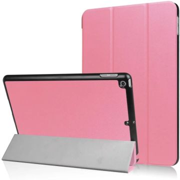 Hoes geschikt voor iPad Air / Air 2 - Trifold Tablet hoes Licht Rose - Smart Cover - Hoes geschikt voor iPad Air 2 smart cover - Hoes geschikt voor iPad air - Hoes geschikt voor iPad - BookcaseHoes geschikt voor iPad Air / Air 2 9.7 inch