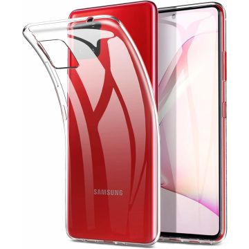 Samsung Galaxy Note 10 Lite Hoesje TPU Back Cover - Transparant - Copy