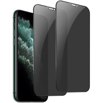 Screenprotector Geschikt voor iPhone X / XS Privacy Screenprotector 2 Pack