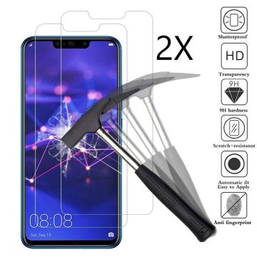 Ntech 2 Stuks Screenprotector Tempered Glass Glazen - Huawei Mate 20 Lite